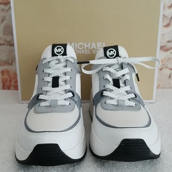 New Michael Kors Ballard Colorblock Nylon Sneakers - Picture 2 of 13